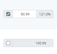 Price override column