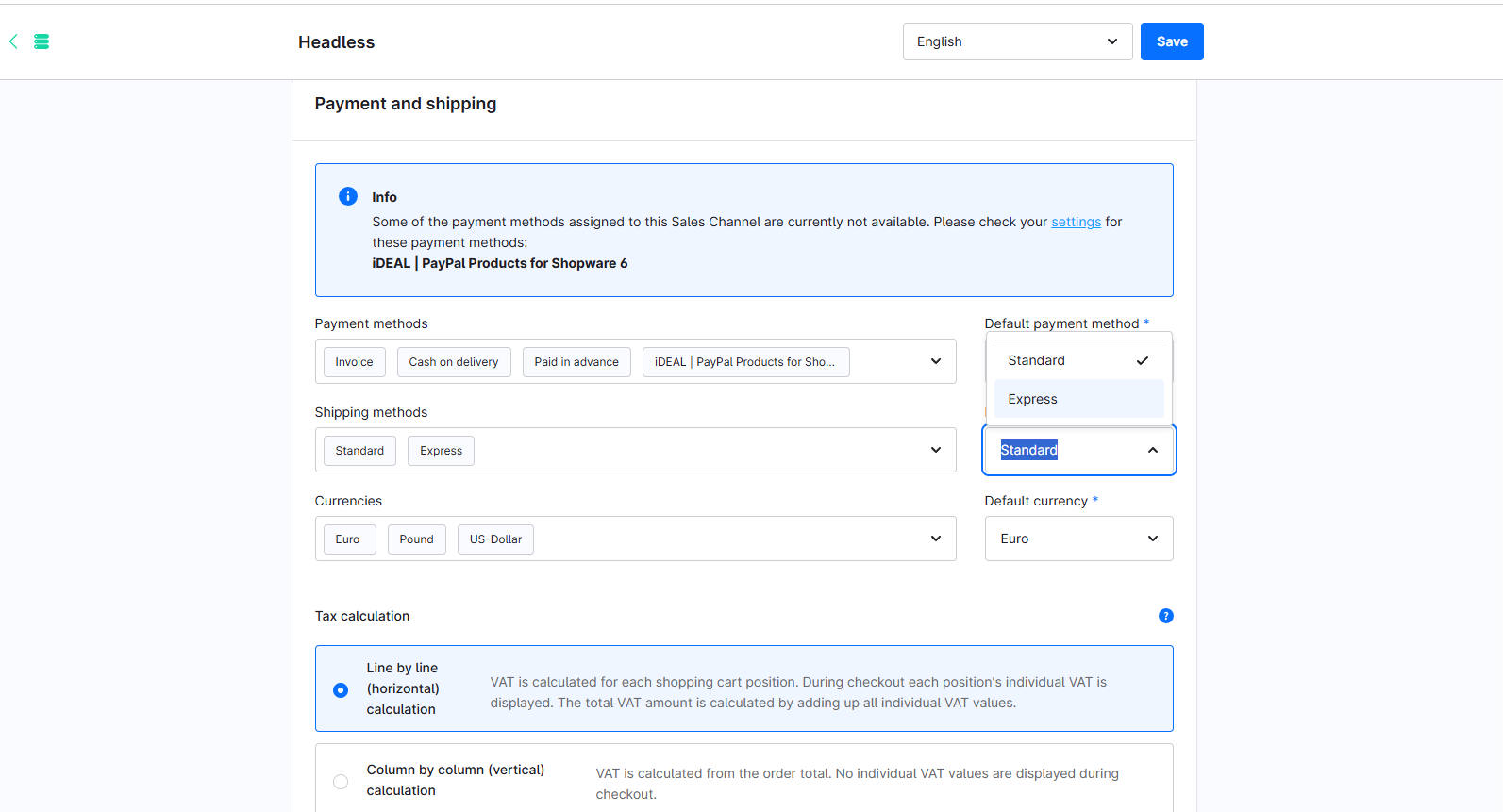 Shopware default payment and shipment method.png