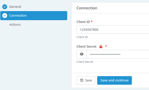 Setup step of the bol.com merchant plugin