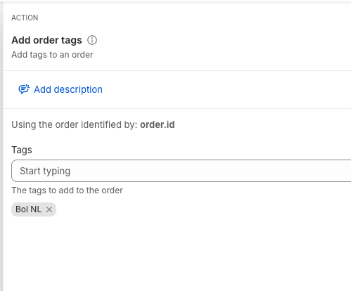 Shopify add order tags