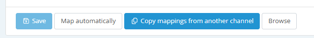 Copy categories and mappings in Categorization