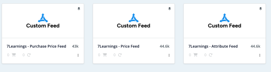 Custom feeds on ChannelEngine